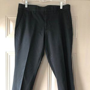 Black slim fit dress pants
